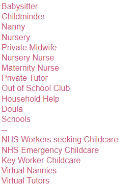 childcare providers