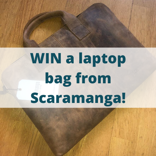 WIN a laptop bag from Scaramanga
