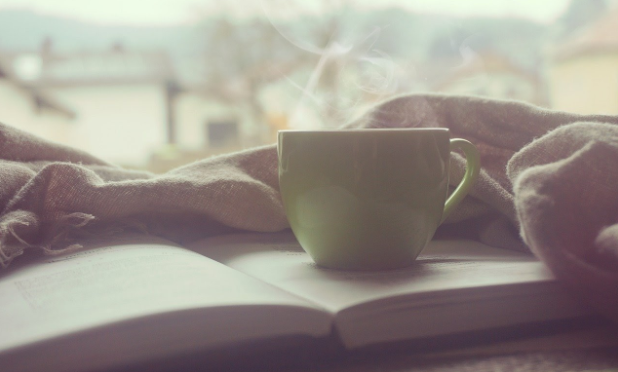 coffee and a book