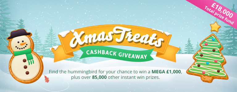 TopCashBack Xmas Treats Giveaway 2020