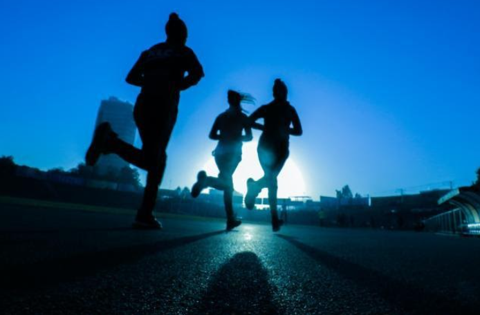 go running