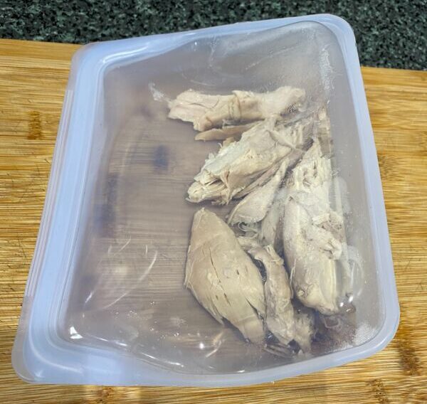 Leftovers in a Stasher bag