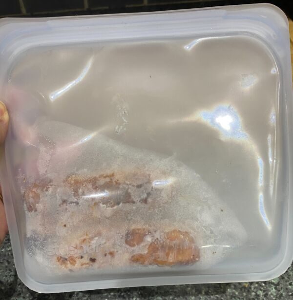 Freezing food in Stasher bags