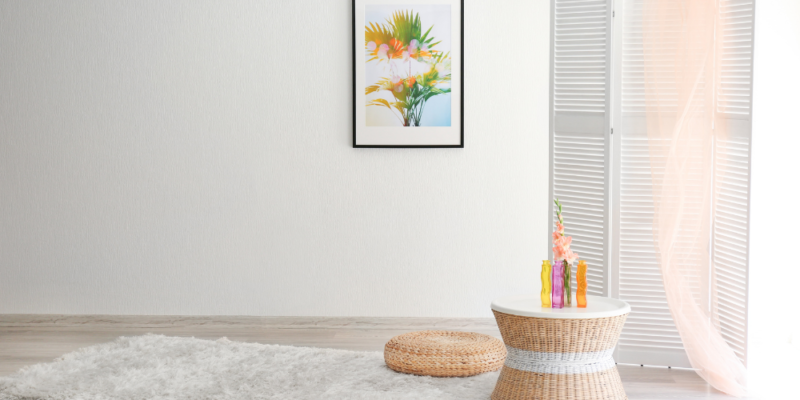 Opt for light colours