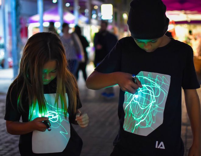Interactive Glow T Shirts
