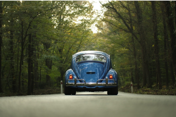 Blue car