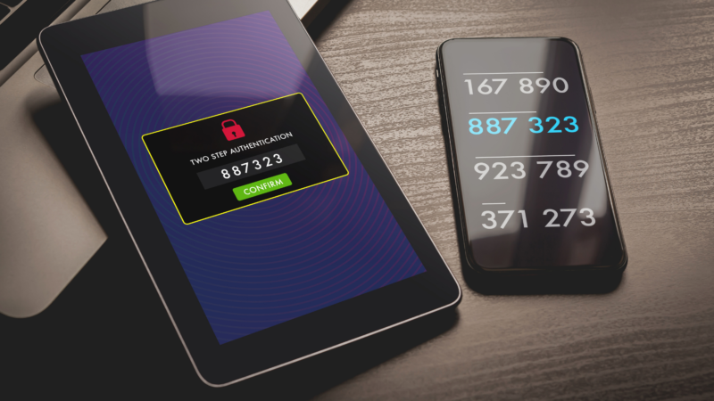 Two factor authentication