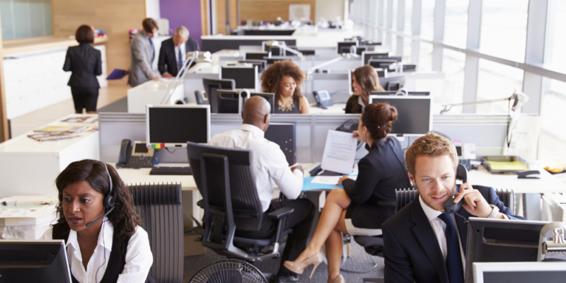 Open plan office
