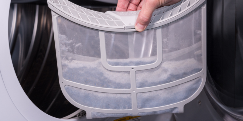 Lint filter tumble dryer
