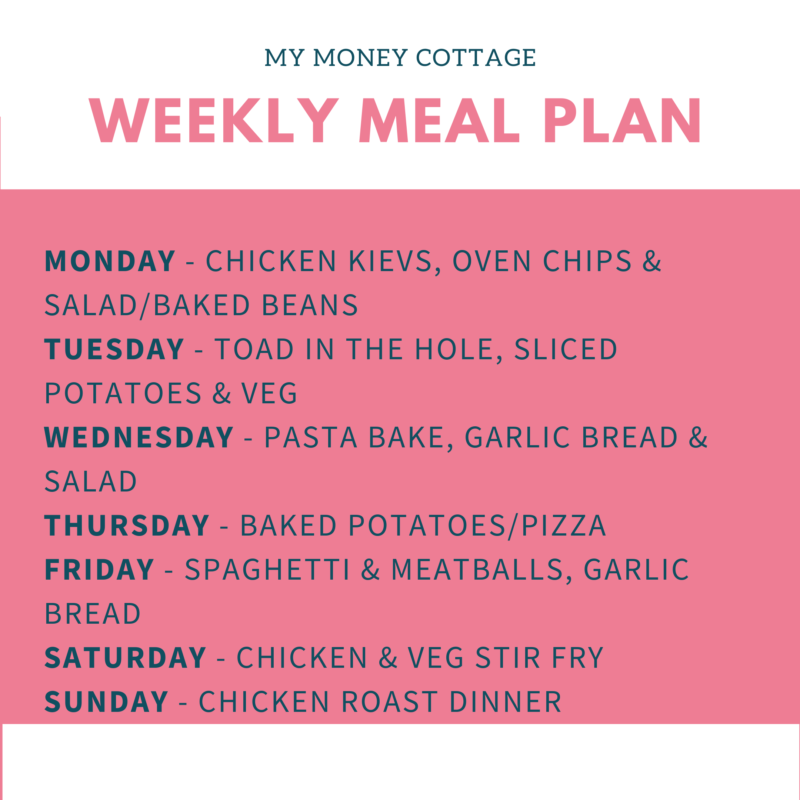 Weekly Meal Plan No 11