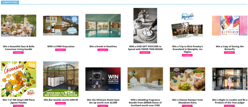 UK Deals and Giveaways Competitions
