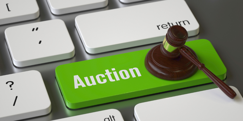 buying at auction to resell
