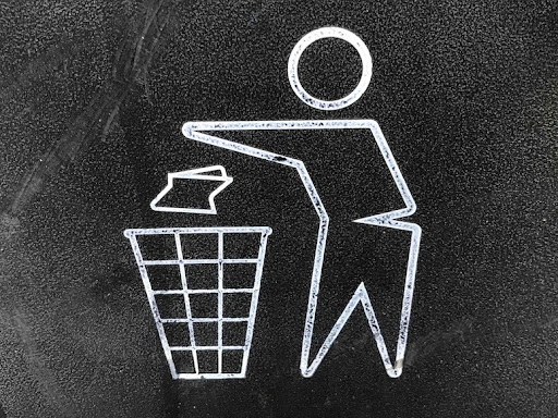 litter sign