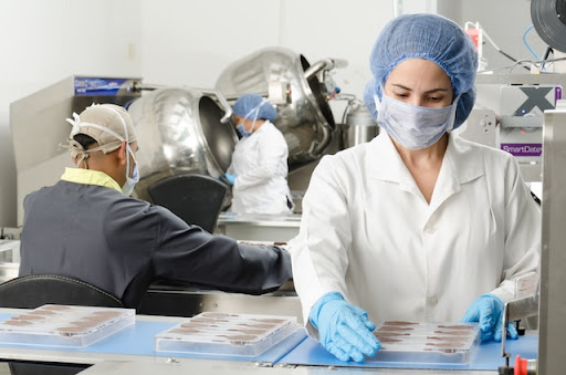 lady working in lab