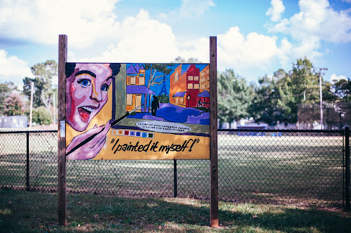 Painted billboard