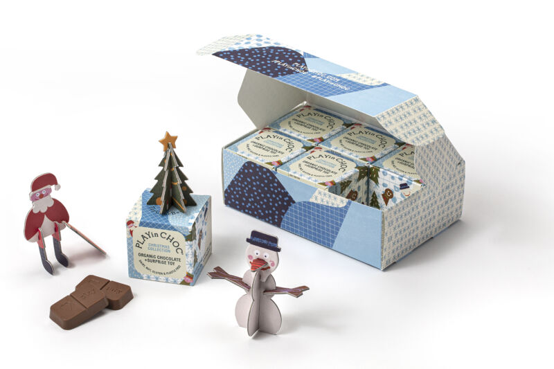 PLAYin CHOC Christmas Gift Set Open
