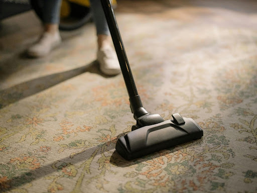 black vacuum cleaner
