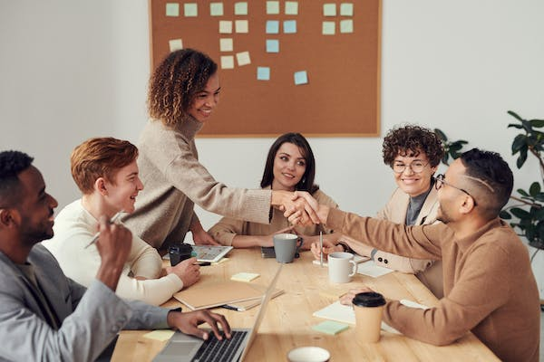 group around table