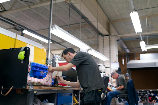 technician in workshop