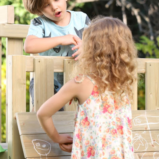 boy and girl outside