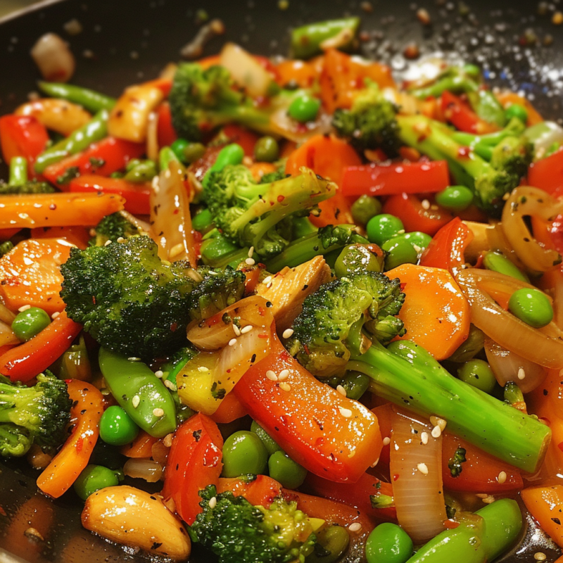 Vegetable Stir-Fry for two