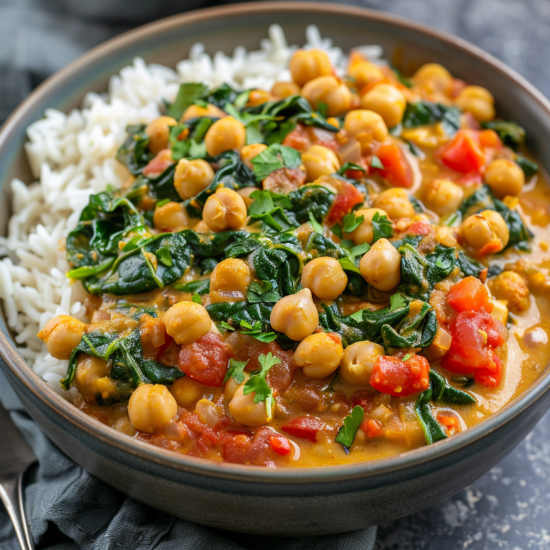 Vegetable and Chickpea Curry