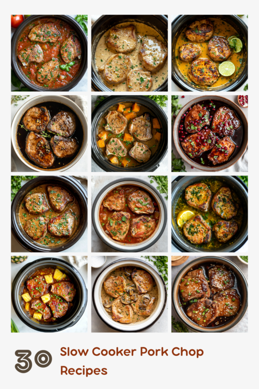 30 Slow Cooker Pork Chops