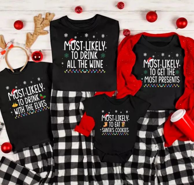 matching Christmas pjs