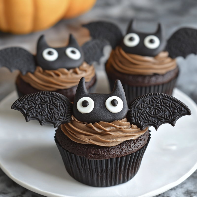 Bat Cupcakes