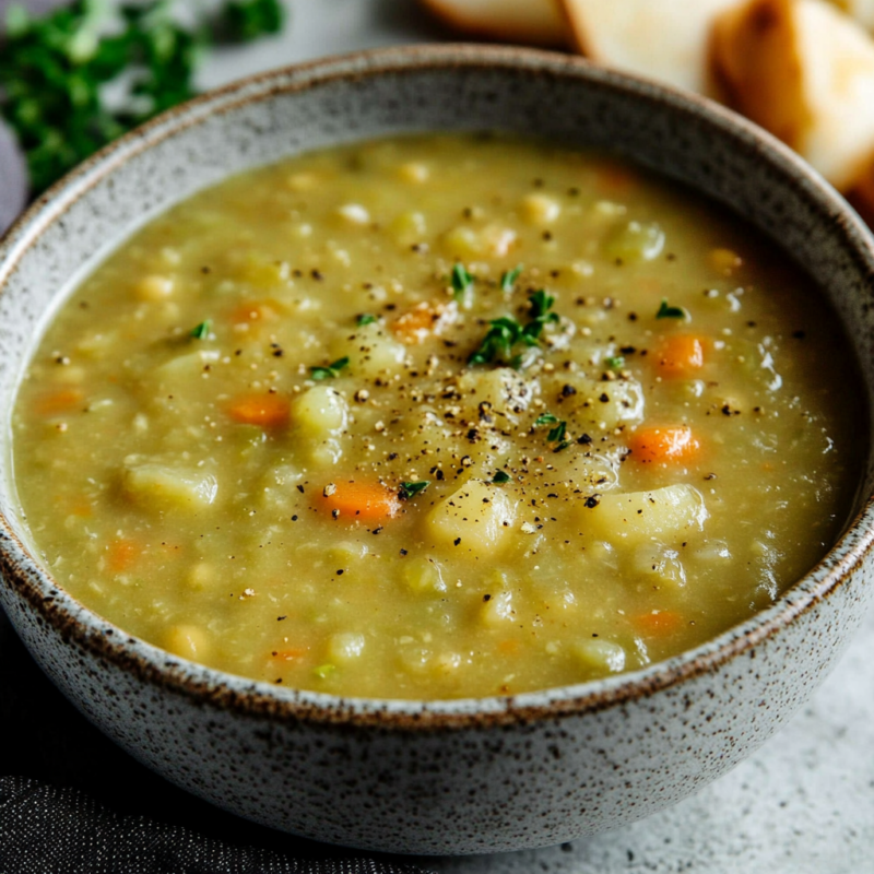 Cheap Vegan Split Pea Soup