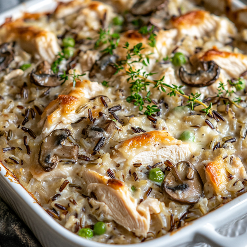 Chicken and Wild Rice Casserole
