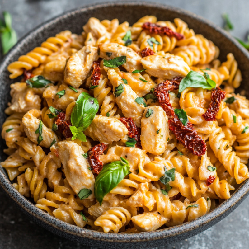 Creamy Sun-Dried Tomato Chicken Pasta