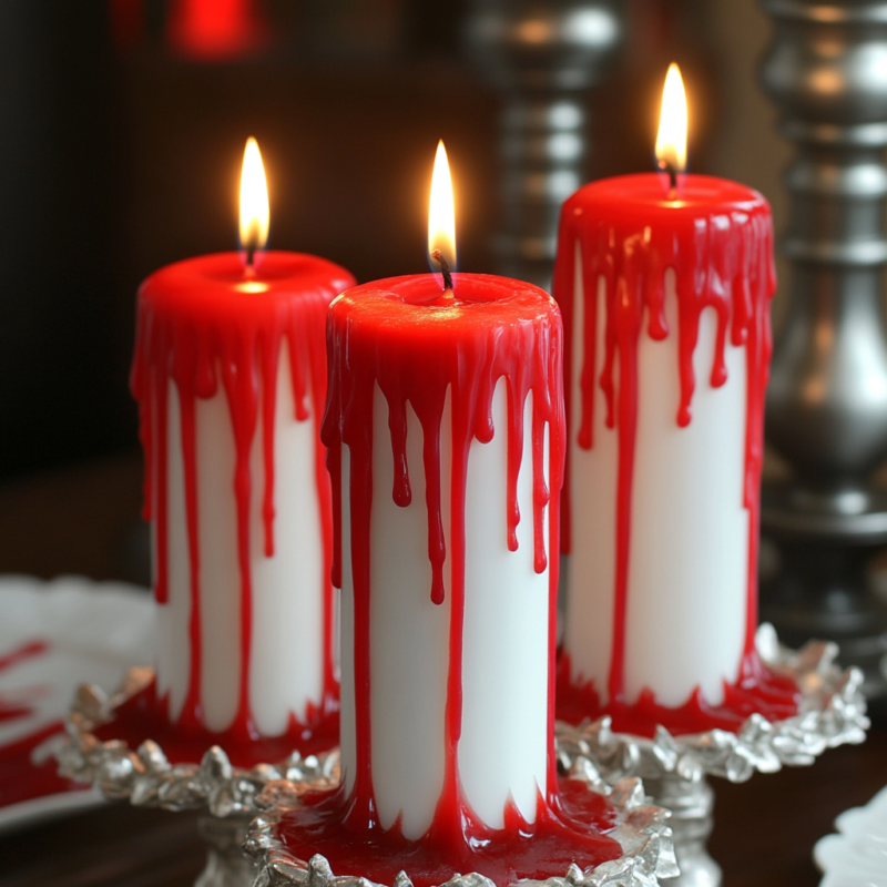 Creepy Candle Drips
