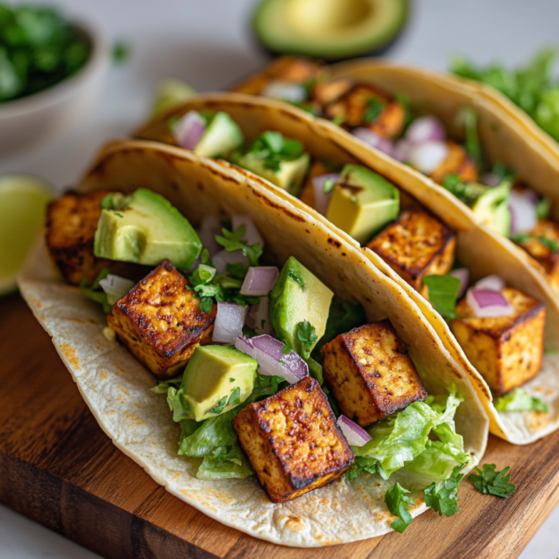 Crispy Tofu Tacos