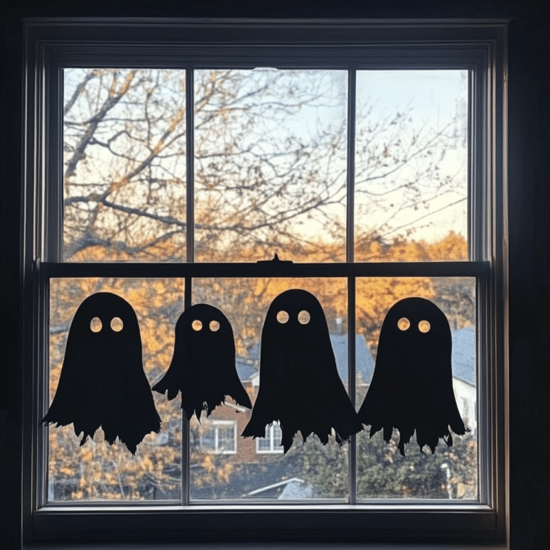 Ghostly Window Silhouettes