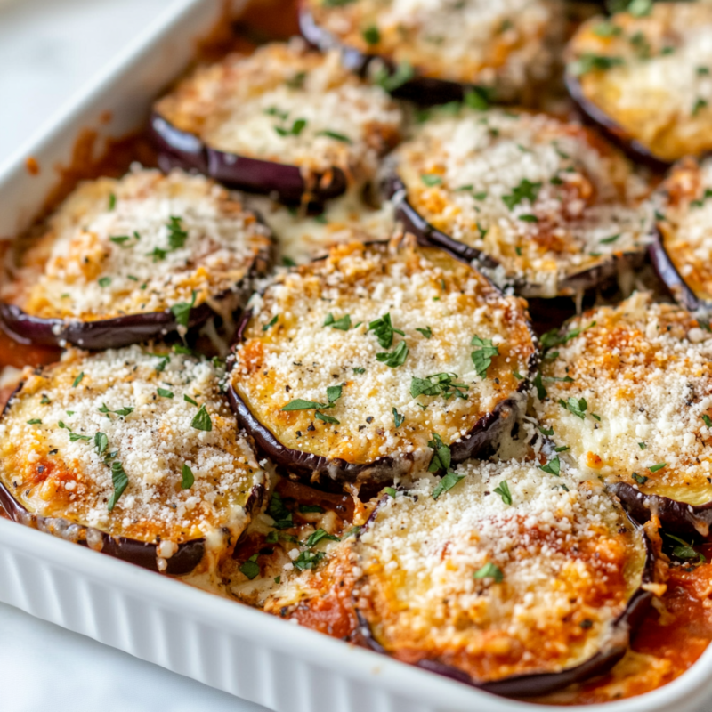 Keto Eggplant Parmesan