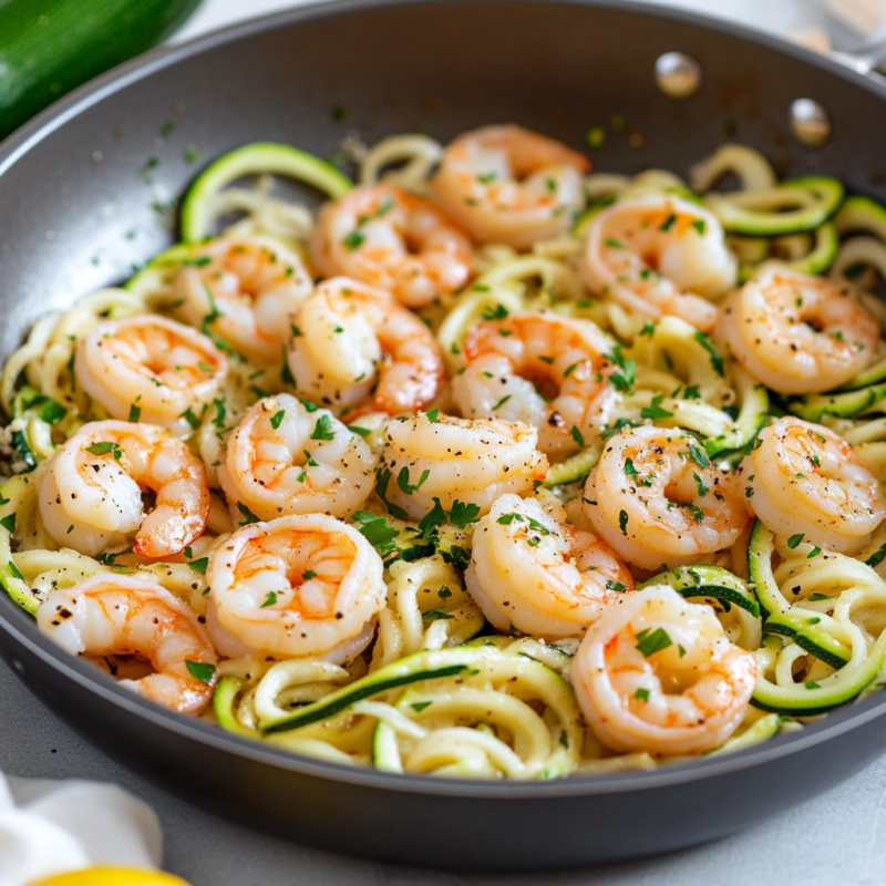 Keto Shrimp Scampi