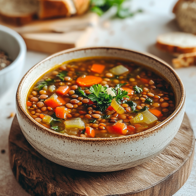 Large Family Meal - Lentil and Vegetable Soup