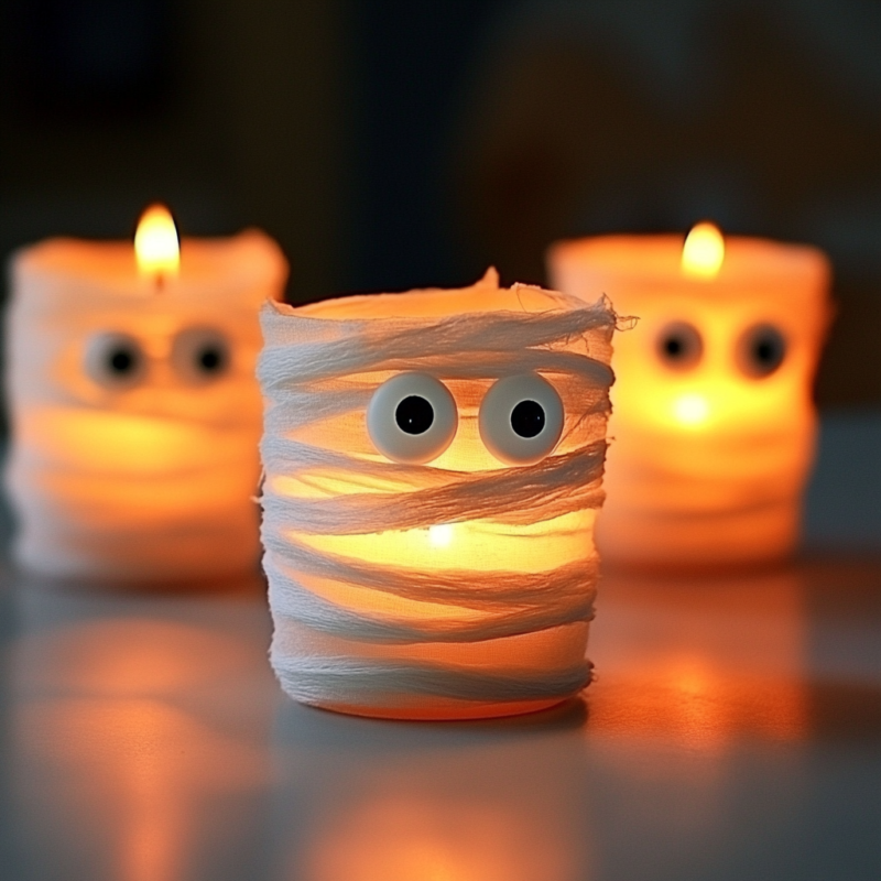 Mummified Candle Holders