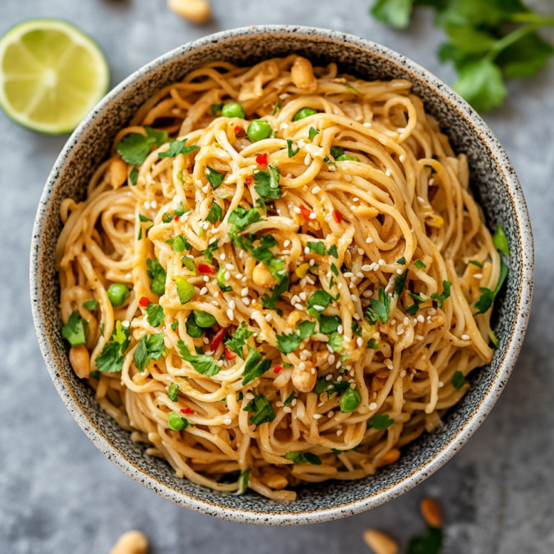 Peanut noodles