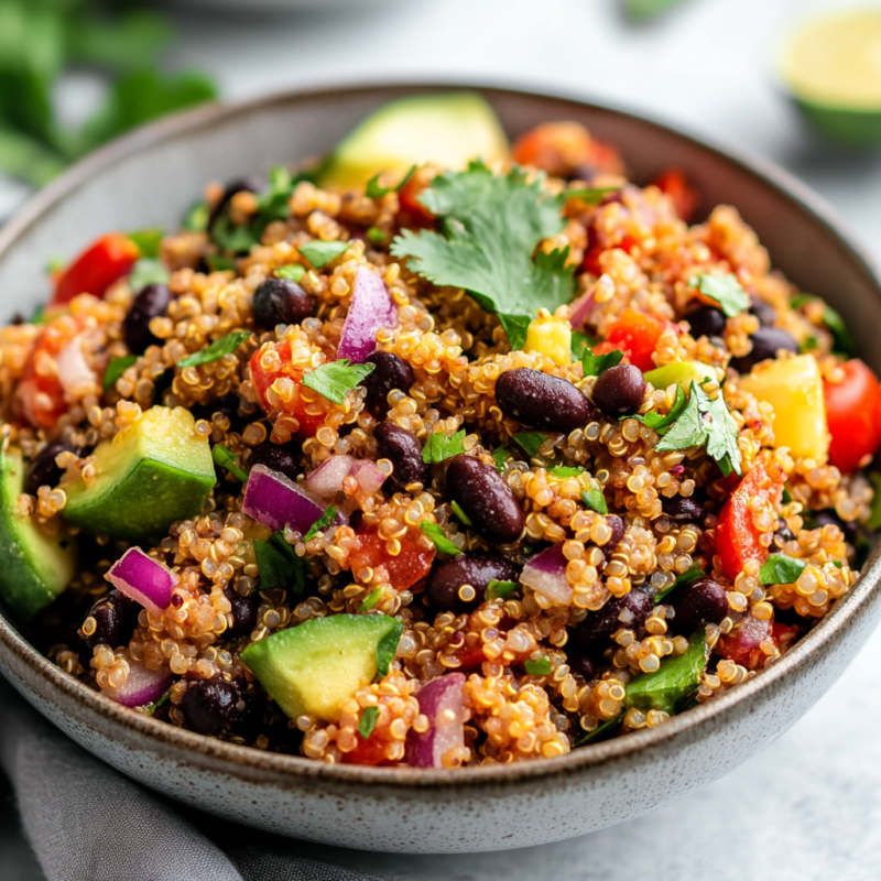 Quinoa and Black Bean Salad