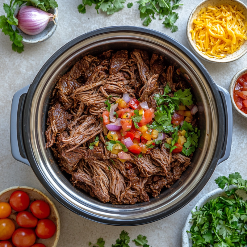 Slow Cooker Beef Tacos