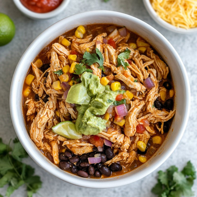 Slow Cooker Chicken Tacos