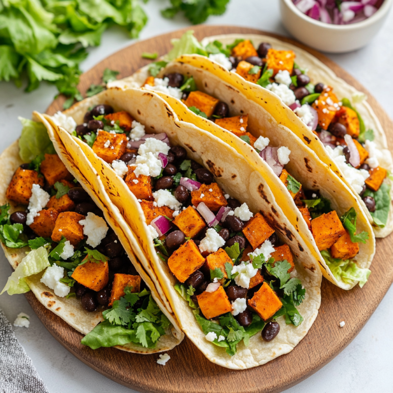 Sweet Potato and Black Bean Tacos