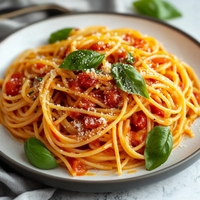 Tomato & Basil Spaghetti