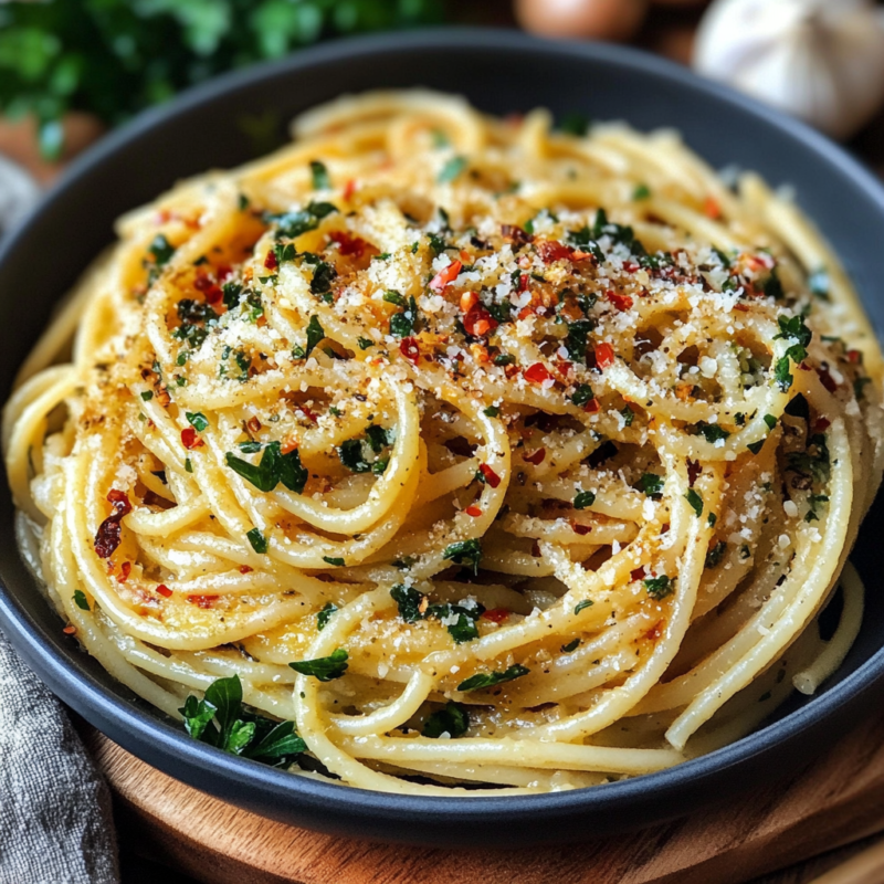 Vegan Spaghetti Aglio e Olio