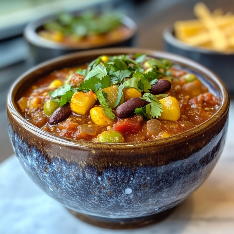 hearty vegan chili