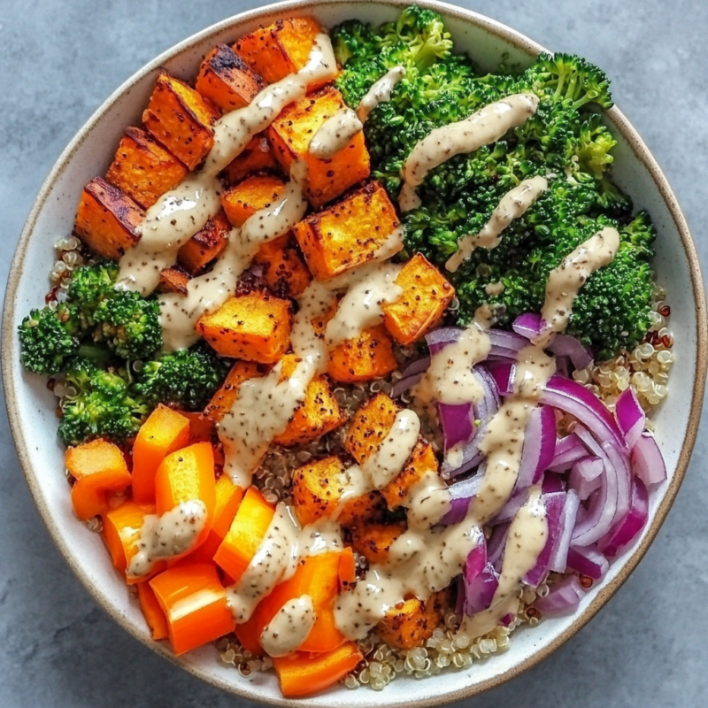 roasted veggie Buddha bowl