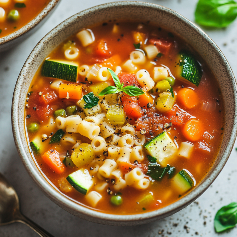 vegan minestrone soup