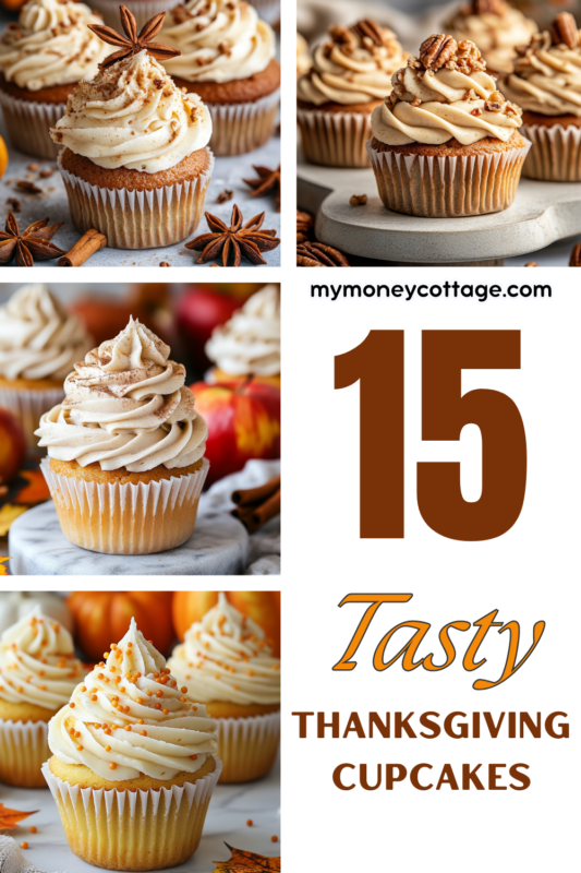 15 Tasty Thanksgiving Cupcakes